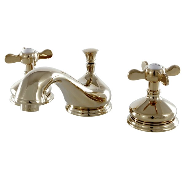 KS1162BEX 8" Widespread Bathroom Faucet, Polished Brass
